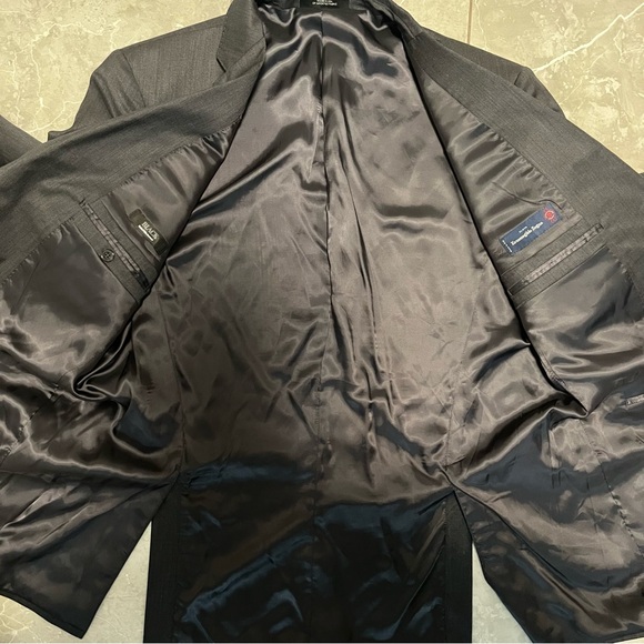 Ermenegildo Zegna Mens Gray 100% Wool Blazer/Sport Coat- Size 46 L (Read) - Picture 11 of 15